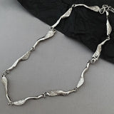 Daiiibabyyy  Irregular Minimalist Geometric Chain Splicing Clavicle Chain Men and Women Hip Hop Chilly Fashion Jewelry Necklace