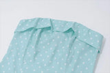 Daiiibabyyy  Summer French Polka Dot Stripe Dress Women's Bareback High Waist Slimming Mini Dress Y2K Spicy Girl Party Street Top