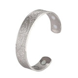 DAIIIBABYYY  -  Tree of Life Stainless Steel Zinc Alloy Magnetic Open Bracelet for Men and Women Fashion Retro Jewelry Gift New 2024