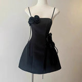 Daiiibabyyy  gentle tube top suspender  women's new models are popular this year, waist flower birthday   bodycon dress