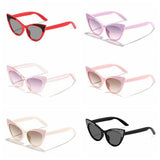 Daiiibabyyy  Shades Eyewear Cat Eye Sunglasses Anti Radiation Glass Kid Sunglasses Blocking Sunglasses Sun Protection Photography Props