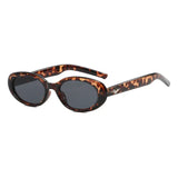 Daiiibabyyy  Vintage Oval Sunglasses Women New Trendy Punk Style Eyeglasses Fashion Luxury Brand Designer Eyewear UV400 Glasses