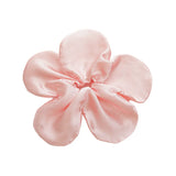 DAIIIBABYYY  -  New Summer Hair Accessories For Sweet Girls Large Size Solid Color Satin Flower High Elastic Head Rope Hair Scrunchies