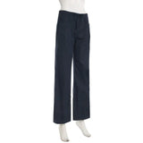 Daiiibabyyy  Women's Streetwear Black Pants Solid Loose Fit Drawstring Waist Trousers Wide Leg Woven Casual Pants Low Waist Cargo Pants