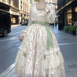 DAIIIBABYYY  -  Lolita Summer Set Sweet Sweet Sweet Flower Flower Sling Dress Summer Summer Sunscaler