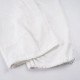 Daiiibabyyy  American Streetwear Solid Low Waist Drawstring Loose All Match Casual Capris