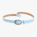 Daiiibabyyy  Vintage PU Leather Polka Dot Belt Millennial-Style Spicy Girl Retro Thin Belt Personalized Dopamine Y2K Belt Jeans Accessories