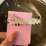 DAIIIBABYYY  -  Sweet Cute Puppy Barrettes Three-Dimensional Cartoon Animal Barrettes Girl Heart Duckbill Clip Side Clip Hair Accessories