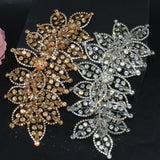 Daiiibabyyy  Bride Headdress Rhinestone Wedding Hair Jewelry Bridal Hair Piece Champagne Crystal Headband Hair Accessories for Women