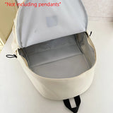 Daiiibabyyy  Backpack for College Students, Simple and Versatile Design, Large Capacity Backpack for Junior High School Students, Backpack