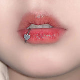 Daiiibabyyy Women's Love Earbone Nail Lip Trim Titanium Steel Spicy Girl Sweet Cool Cross Lips Sting Labial Ring Body Piercing Jewelry