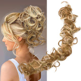 DAIIIBABYYY  -  Messy Bun Hair Piece Curly Wavy Hair Bun Scrunchies Extensions Long Ponytail Extensions Ponytail DIY Wrap Around Bun Hair