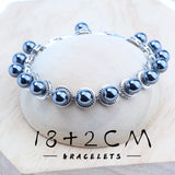 Daiiibabyyy 925 Silver Jewelry Sets Bridal Black Pearls Natural White CZ Ring Bracelets Earrings Pendants Necklace Set Women Wedding Jewelry