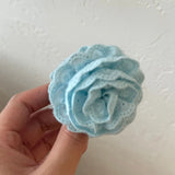 Daiiibabyyy  Korean lace rose flower grab clip female small back head clip headdress new high-quality hair accessories hairpin