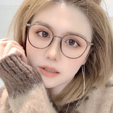 DAIIIBABYYY  -  Retro Anti Blue Light Glasses Women Men Computer Myopia Eyewear Optical Spectacle Eyeglass Blocking Universal Glasses
