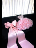 Daiiibabyyy  Pink Off-Shoulder Big Bow Short Ball Gown for Women Girl Elegant 3D Flowers Prom Evening Dress Sexy Mini Party Birthday Dresses