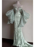 Daiiibabyyy  Elegant Prom Dresses Women Mermaid Strapless Sleeveless Cocktail Dresses Wedding Party Dresses Vestidos De Cóctel Customized