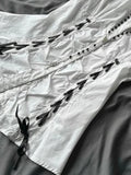 Daiiibabyyy  Y2k Aesthetic Turn Down Collar Women Blouse Harajuku Slim Fit Pleated Grunge Shirt Summer Vintage Puff Sleeve Bandage Blusas