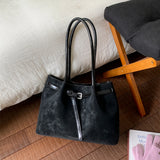 Daiiibabyyy  Retro Underarm Bag for Women, New Trendy Fashion, Casual Commuter Tote Bag, Large Capacity Shoulder Bag
