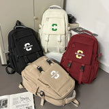 Daiiibabyyy  New Backpack for Middle School and High School Students, Simple and Versatile Backpack with Large Capacity