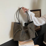 Daiiibabyyy  Trendy All Match Solid Y2k Aesthetic Women's Handbags Fashion Simple Solid Shoulder Bags 2026 Korean Office Lady Underarm Bag