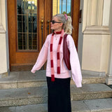 Daiiibabyyy  Spicy Girl Dopamine Scarf Y2k Striped Scarf Collocation Clothing Accessories Rainbow Color Long Narrow Scarves Korean Style