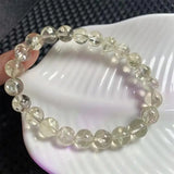 DAIIIBABYYY  -  8.6MM Natural Lemon Quartz Bracelet For Women Men Love Gift Crystal Beads Strands Jewelry Holiday Gift 1PCS