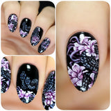 Daiiibabyyy  The Year Of The Loong Series Almond Fake Nails Wearable Manicure Full Cover Press on Nails Pointed Head 3D Long Fake Nails Girl