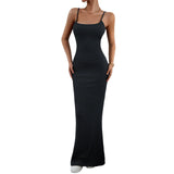 Daiiibabyyy High Quality Women Clothing 2024 Spring Summer Sexy Buttocks Wrapped Slim Fit Personalized Knitted Camisole Dress Bodycon Dress