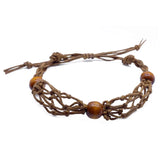 DAIIIBABYYY  -  Crystal Bracelet Holder Cage Cord for Crystal Quartz Bracelet Cord Empty Stone Holder DIY Bracelet Jewelry Making Holder