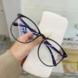 DAIIIBABYYY  -  New Transparent Computer Glasses Frame Women Men Anti Blue Light Round Eyewear Blocking Glasses Optical Spectacle Eyeglass