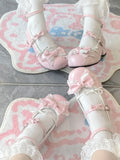 DAIIIBABYYY  -  Japanese Kawaii Lolita Mary Janes Shoes Women Bow-knot Vintage Sweet Pumps Shoes Female Elegant Fashion Buckle Strap Shoes 2024