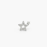 Daiiibabyyy  Hip-Hop Size Double Star Grillz Single Gold-Plated Full-set Zirconia Dental Draces, Cross-Border Trendy Cool Men's Accessories.