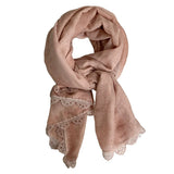 Daiiibabyyy  Spring and Autumn 95*185cm Ladies Scarves Lace Edged Shawl Scarf For Women