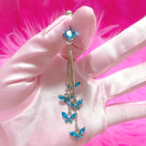 Daiiibabyyy  Y2K Jewelry Stainless Steel Crystal Butterfly Belly Button Rings Sexy Accessory Shiny Body Piercing Korean Charm Belly Piercing