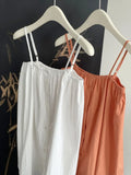 DAIIIBABYYY  -  Summer New Top with Western Style, Loose and Versatile, Solid Color, Girl's Sensation, Age Reducing Strap, Small Tank Top