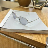 Daiiibabyyy  Fashion Style Men's Sun Glasses Oval Shape Anti-reflective Sunglasses Women Y2K Stylish Travelling Glasses for Women