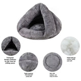 DAIIIBABYYY  -  Soft Cat Bed Cat winter house Warm Plush Pet Puupy Kitten Nest Kennel Deep Sleep Cats Cave House For Cats Small Dogs Products
