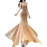 DAIIIBABYYY  -  High-End Feel Reversible Sequins Tank Dress Beach Vacation Pleated Large Wrap Skirt Princess Birthday Banquet Evening Dress