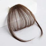 DAIIIBABYYY  -  Fake Invisible Synthetic Air Bangs Hair Clip-In Extension Front Head Fringes Hairpiece Air Bang Natural Hair Styling Accessories
