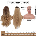 Daiiibabyyy  Green Long Wavy Synthetic Wig with Middle Part, Natural Scalp, Breathable Rose Net for Daily Wear, Cosplay, and Party Looks