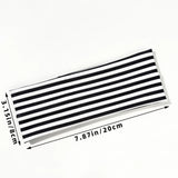 Daiiibabyyy  1PC Striped Elastic Headbands Set: Fashionable, Comfortable&Versatile Hair, Perfect For Daily Wear, Workouts, And Stylish Looks
