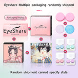 Daiiibabyyy  Color Contact Lenses for Eyes Natural Gray Beauty Pupils Eyes Lenses Brown Contacts 1 Pair Fashion Green 6month Pupilentes