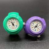 DAIIIBABYYY  -  Kids Cute Cartoon Number Watch Finger Rings Mini Clock Watches Elastic Strap Ring Women Men Funny anillos Jewelry Gift