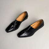 Daiiibabyyy  Classic Womens Shoes Retro Luxury Genuine Leather Loafers for Woman Fashion Britain Casual Shoes Designer Shoes Zapatos De Mujer