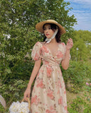 Daiiibabyyy  Fashion Women Summer Hat Wide Brim Beach Hat Ribbon Tie Wheat Straw Hat Outdoorsman Boater Hat Sun Protective Panama