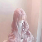 Daiiibabyyy  ShimmeringPastel Wig Lolita UltraSoft Voluminous Wig Long Natural Bouncy Wig Full Head Coverage HairpieceForCostumePro