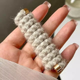 DAIIIBABYYY  -  New Korean Spiral Hair Ties High Elastic Telephone Cord Braid Hair Band Women Girls No Crease Ponytail Holder Hair Ropes