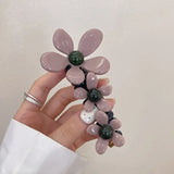 DAIIIBABYYY  -  Elastic Telephone Wire Hair Ties Women Girls Butterfly Hair Bands Spiral Coil Rubber Band Ponytails Head Ropes Hair Accessories
