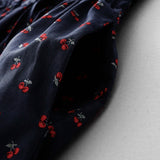 Daiiibabyyy  Summer Floral Print irt Dr High Waist ort Sve Midi Dr Thin Cotton Polyester Blend Floral Skirt High Waist Belted